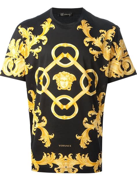 t-shirt versace collection|farfetch Versace t shirt.